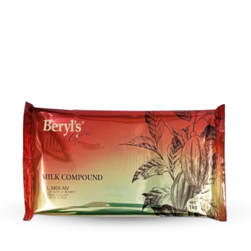 Beryl's Milk Chocolate Compound Bar - 1kg
