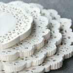 White Doilie Paper 7" - 250pcs