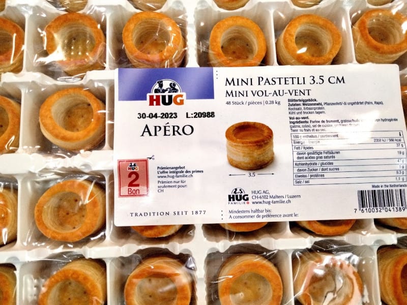 Mini VOL AU VENT - 3.5cm (Per Tray 48pcs)