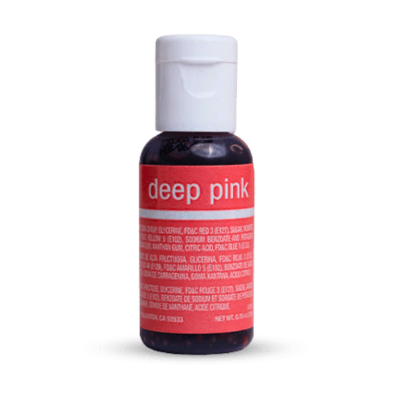 Chefmaster Liqua-Gel Food Color Deep Pink - 0.7 oz
