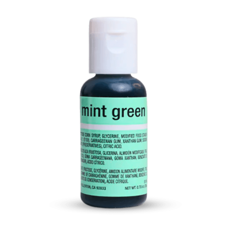 Chefmaster Liqua-Gel Food Colour Mint Green - 0.7 oz