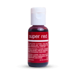 Chefmaster Liqua-Gel Food Color Super Red - 0.7 oz