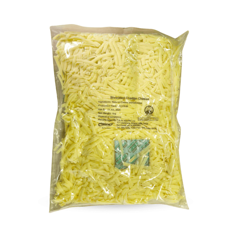 Shredded Cheddar Cheese - 1KG